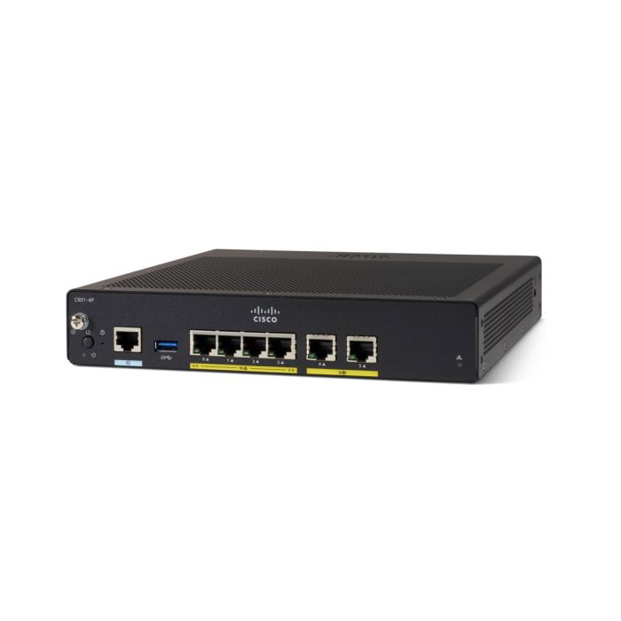 Cisco C921-4P Integrated Services Router 921 – 4-port switch – GigE