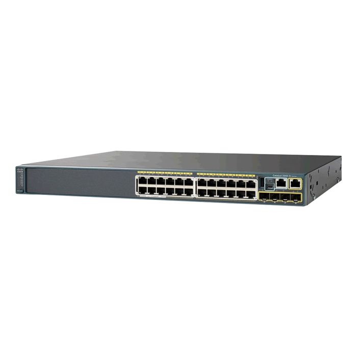 Cisco Catalyst WS-C2960+24LC-L – Gigabit SFP – rack-mountable – PoE