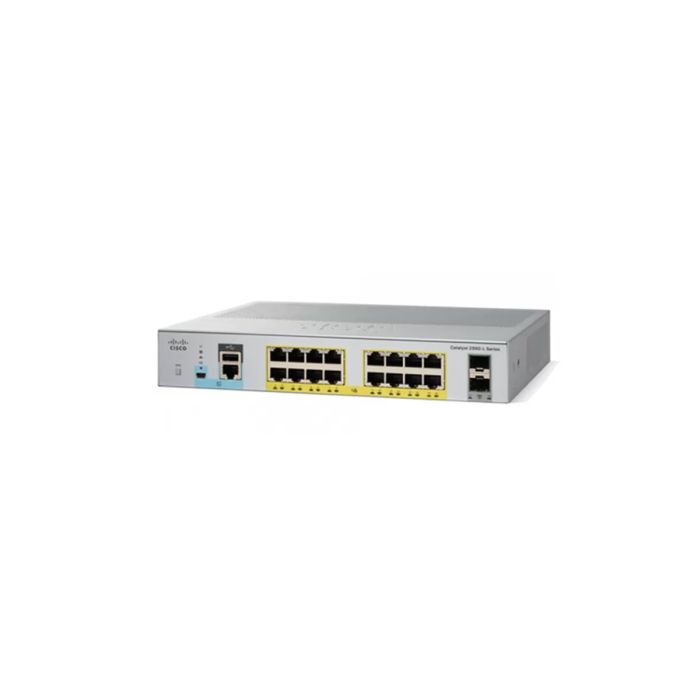 Cisco Catalyst WS-C2960L-16PS-LL – Switch – Managed – GigaE- desktop, rack-mountable