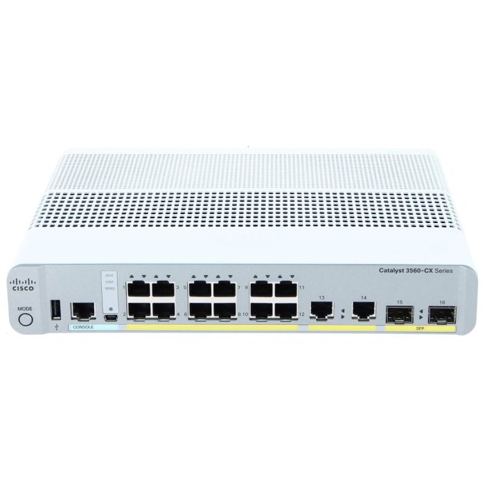 Cisco Catalyst WS-C3560CX-12TC-S – Gigabit SFP – desktop, rack-mountable