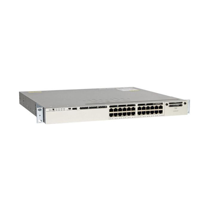 Cisco Catalyst WS-C3850-24T-E – Switch – L3 – Managed – 24 x 10/100/1000 – desktop, rack-mountable