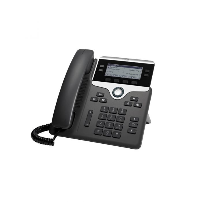 Cisco CP-7841-K9 7841 IP phone Black, Silver 4 lines LCD