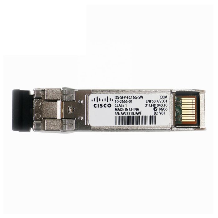 Cisco DS-SFP-FC16G-SW SFP+ transceiver module – 16Gb Fibre Channel