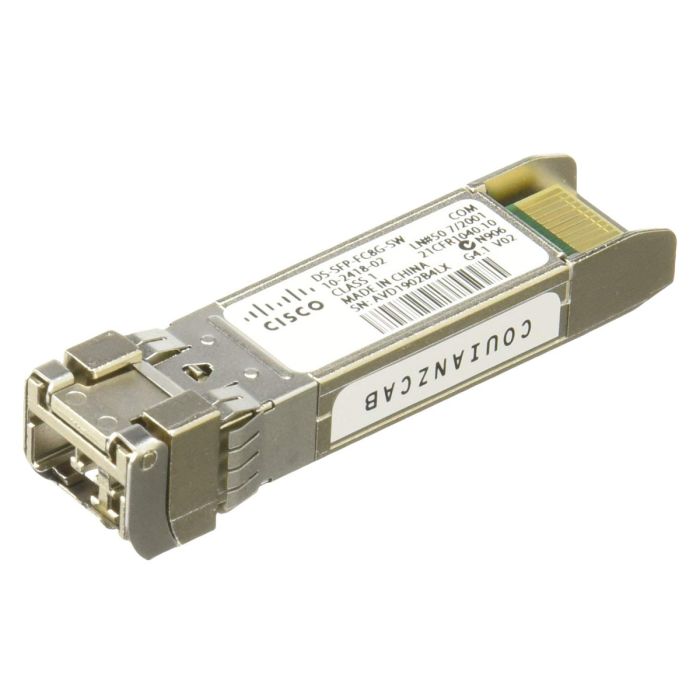 Cisco DS-SFP-FC8G-SW SFP+ transceiver module – 8Gb Fibre Channel