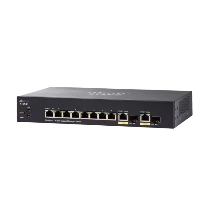 Cisco SG250-10P-K9 – Switch – smart – Gigabit SFP – desktop