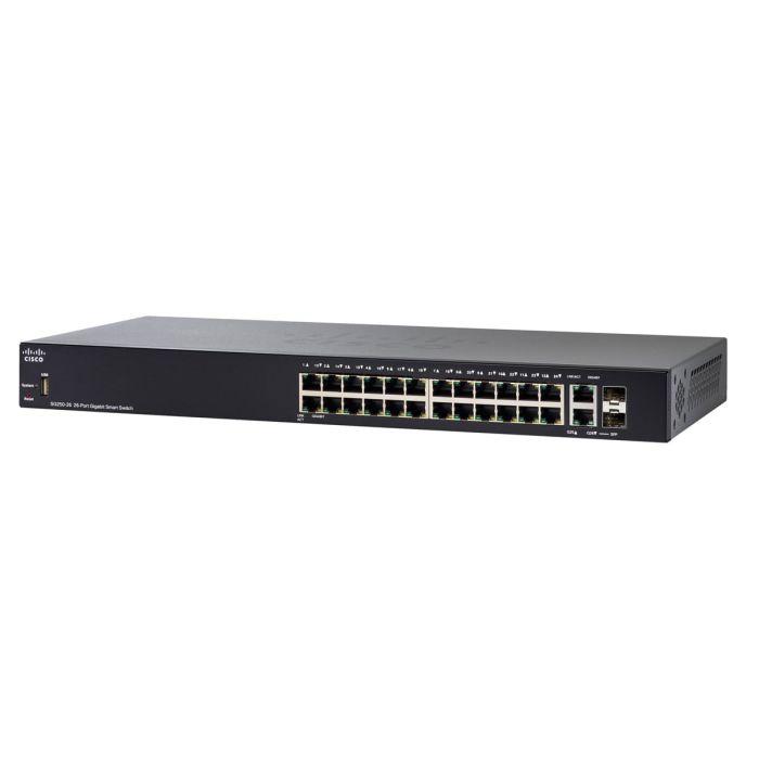 Cisco SG250-26-K9-NA Switch GigaE rack-mountable