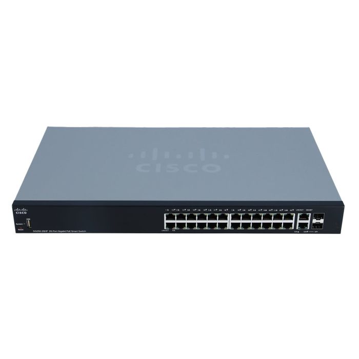 Cisco SG250-26HP-K9-NA Gigabit SFP rack-mountable