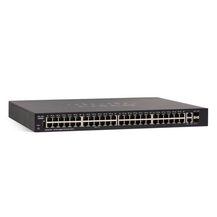 Cisco SG250-50P-K9-NA 250 Series SG250-50P – Switch – L3 – smart – Gigabit Ethernet/Gigabit SFP – rack-mountable