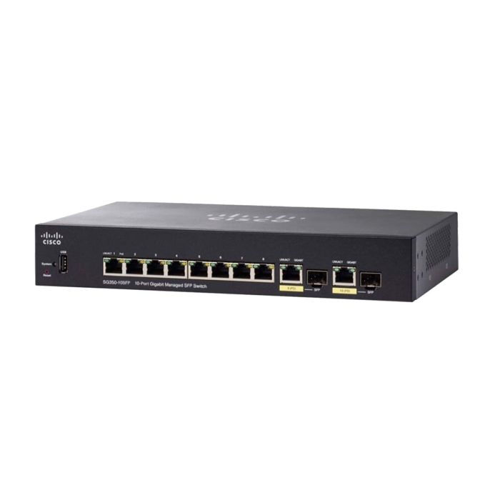 Cisco SG350-10SFP-K9-NA – Switch – L3 – Managed – Gigabit Ethernet