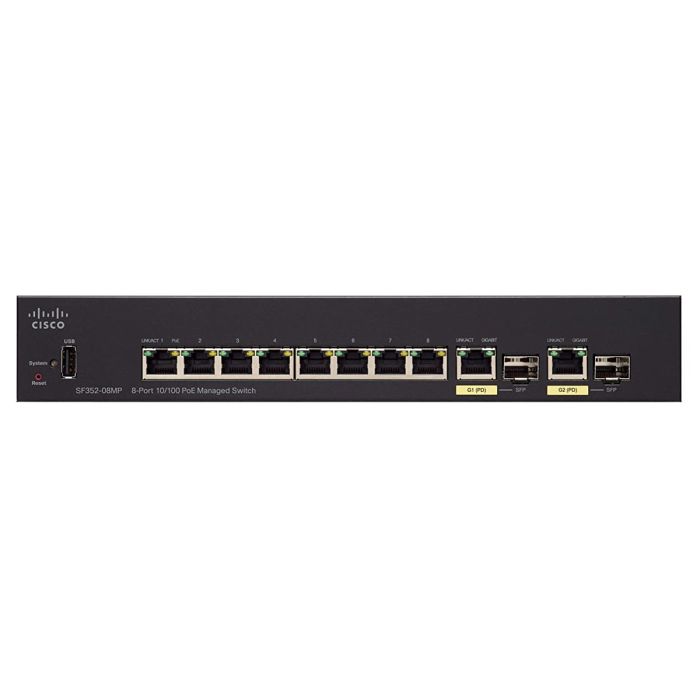 Cisco Small Business SF352-08MP K9-NA Switch Gigabit Ethernet