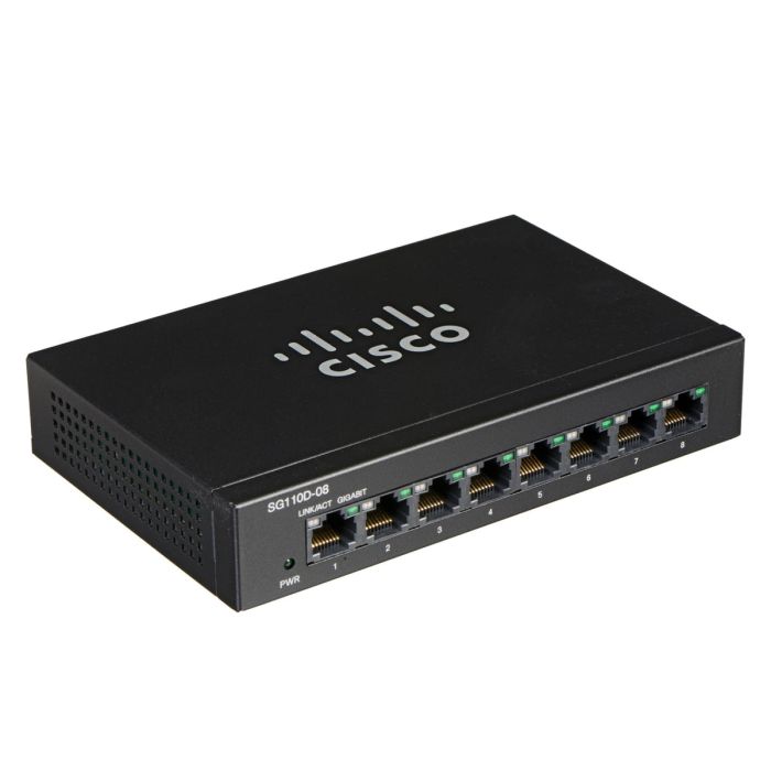 Cisco Small Business SG110D-08 – Switch – desktop, wall-mountable