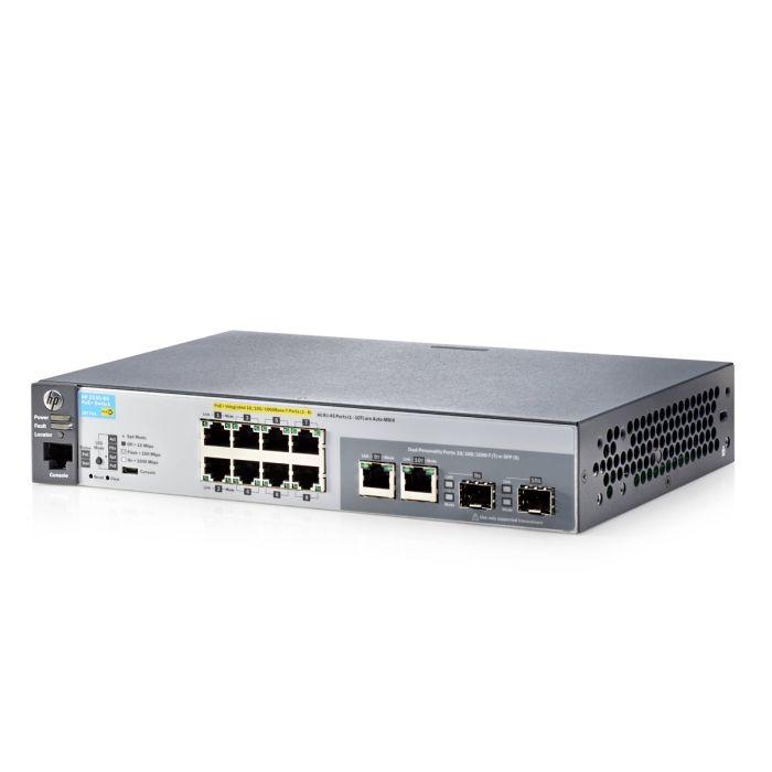 HPE Aruba J9774A 2530 8G PoE+ Managed L2 Gigabit Ethernet Power over Ethernet (PoE) 1U Black