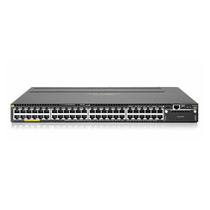 HPE Aruba JL074A 3810M 48G PoE+ 1-slot Switch Managed L3 Gigabit Ethernet Black 1U Power over Ethernet (PoE)