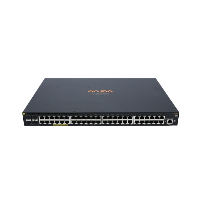 HPE Aruba JL264A 2930F 48G PoE+ 4SFP+ TAA Managed L3 Gigabit Ethernet (10/100/1000) Power over Ethernet (PoE) 1U Grey