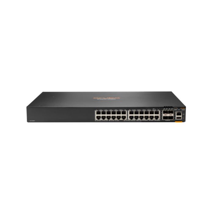 HPE Aruba JL668A 6300F 24-port 1GbE & 4-port SFP56 Managed L3 Gigabit Ethernet (10/100/1000) 1U Grey