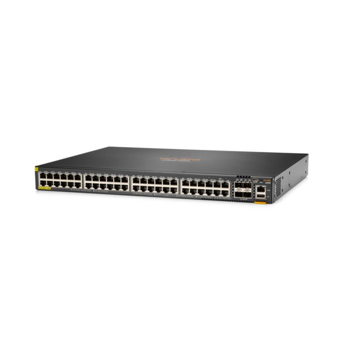 HPE Aruba JL726A 6200F 48G 4SFP+ Managed L3 Gigabit Ethernet (10/100/1000) Black 1U