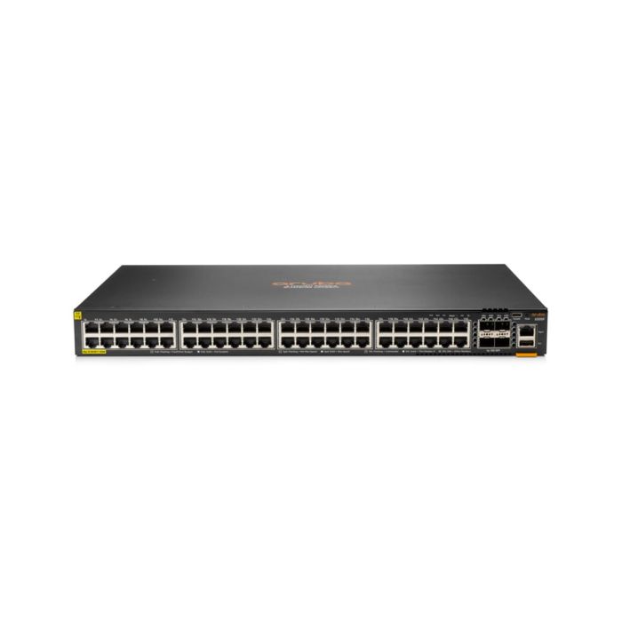 HPE Aruba JL727A 6200F 48G Class4 PoE 4SFP+ 370W Managed L3 Gigabit Ethernet (10/100/1000) Black 1U Power over Ethernet (PoE)
