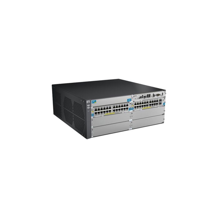 HPE J9533A HP ProCurve 5406-44G-PoE+-2XG v2 zl Managed L3 Gigabit Ethernet (PoE) 4U Grey
