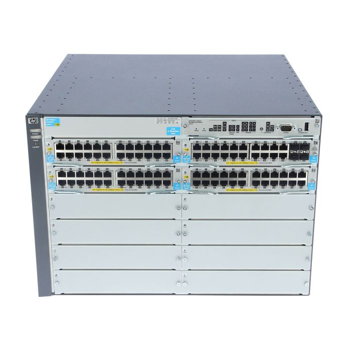 HPE J9540A E5412-92G-PoE+/4G-SFP v2 zl w/PS Managed Power over Ethernet (PoE)