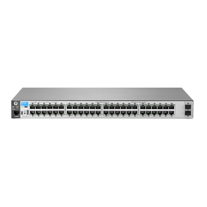 HPE J9576A 3800-48G-4SFP+ Managed L3 Gigabit Ethernet (10/100/1000) 1U Grey