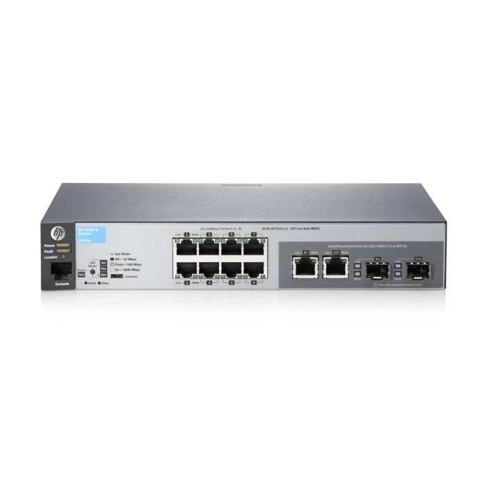 HPE J9783A Aruba 2530 8 Managed L2 Fast Ethernet (10/100) 1U Grey