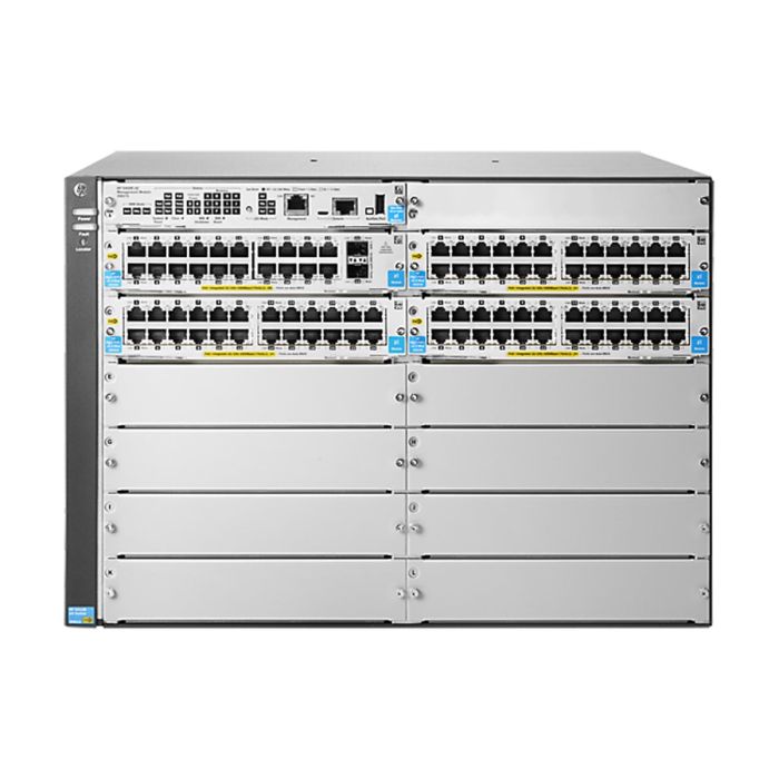 HPE J9825A 5412R-92G-PoE+/2SFP+ (No PSU) v2 zl2 Managed L3 Gigabit Ethernet Grey 7U (PoE)
