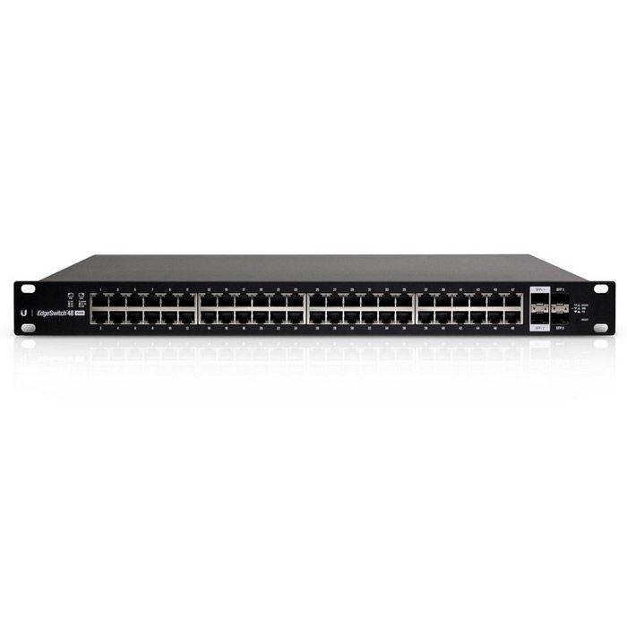 Ubiquiti Networks ES-48-500W network switch Managed L2/L3 Gigabit Ethernet (10/100/1000) Power over Ethernet (PoE) 1U Black